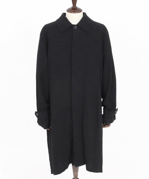 CAMBIO（カンビオ）の「mj11353-Rayon Linen Soutien Collar Shirt Coat シャツコート(S63626cmb)（ステンカラーコート・メンズ・ブラック/ベージュ/キナリ・S/M/L）」の20枚目の写真