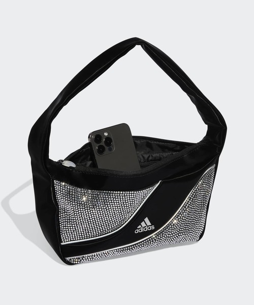 adidas(アディダス)の「ショルダー バッグ スモール ラインストーン / アディダスオリジナルス adidas Originals(ショルダーバッグ・メンズ・ブラック・FREE)」の4枚目の写真