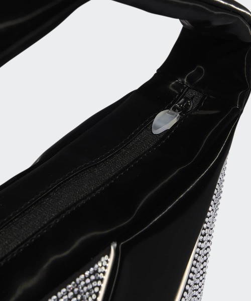 adidas(アディダス)の「ショルダー バッグ スモール ラインストーン / アディダスオリジナルス adidas Originals(ショルダーバッグ・メンズ・ブラック・FREE)」の5枚目の写真