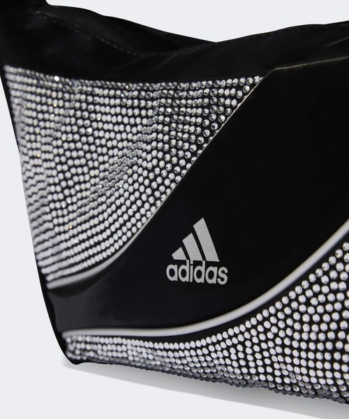 adidas(アディダス)の「ショルダー バッグ スモール ラインストーン / アディダスオリジナルス adidas Originals(ショルダーバッグ・メンズ・ブラック・FREE)」の6枚目の写真