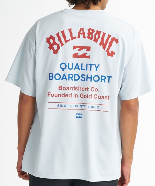 BILLABONG(ビラボン)の「BILLABONG/ビラボン 半袖 Tシャツ SOFTTY BG011U09(Tシャツ/カットソー・メンズ・ライトブルー/ブラック/オフホワイト・S/M/L)」の3枚目の写真