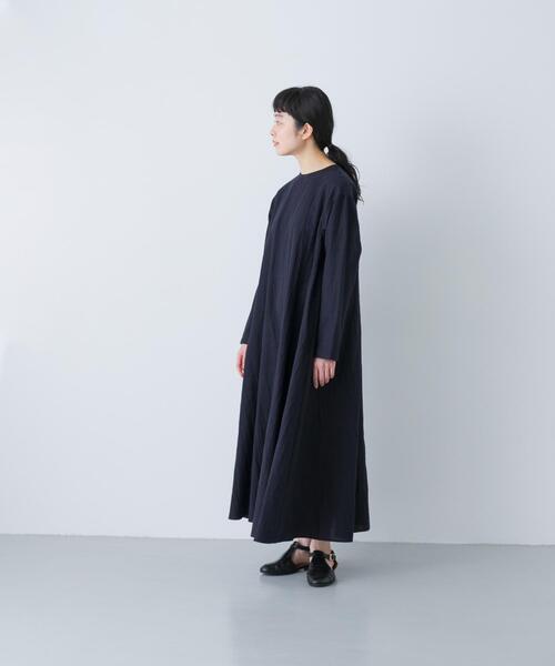 かぐれ（カグレ）の「Aラインワンピース（ワンピース・レディース・ブラック/ネイビー・FREE）」の5枚目の写真