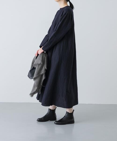 かぐれ（カグレ）の「Aラインワンピース（ワンピース・レディース・ブラック/ネイビー・FREE）」の9枚目の写真