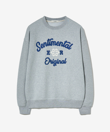 ECORR（エコル）の「クローバー刺繍スウェットシャツ_グレー（スウェット）」