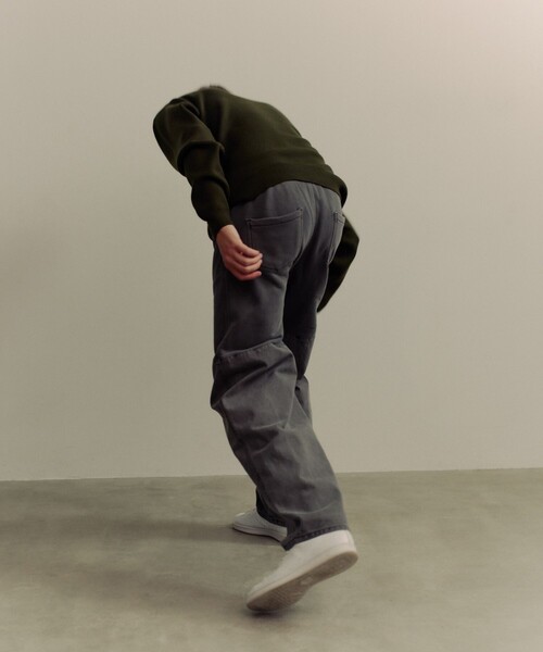 ADAM ET ROPE'（アダムエロペ）の「《別注》【AMOMENTO for ADAM ET ROPE'】 DRAWSTRING DENIM PANTS（その他パンツ・メンズ・チャコールグレー・M）」の7枚目の写真