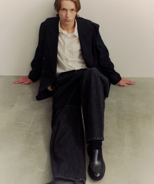 ADAM ET ROPE'（アダムエロペ）の「《別注》【AMOMENTO for ADAM ET ROPE'】 DRAWSTRING DENIM PANTS（その他パンツ・メンズ・チャコールグレー・M）」の10枚目の写真