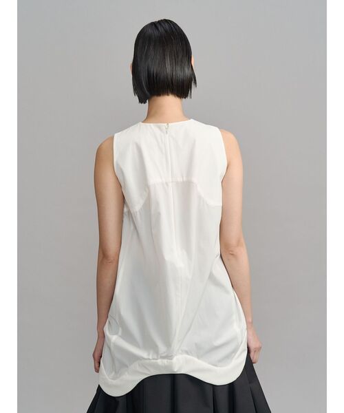 UN3D.（アンスリード）の「WAVE HEM PADDED TOP / ウェーブヘムパデッドトップ（タンクトップ・レディース・ブラック/ホワイト・38/36）」の18枚目の写真