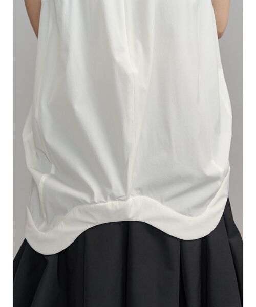 UN3D.（アンスリード）の「WAVE HEM PADDED TOP / ウェーブヘムパデッドトップ（タンクトップ・レディース・ブラック/ホワイト・38/36）」の21枚目の写真