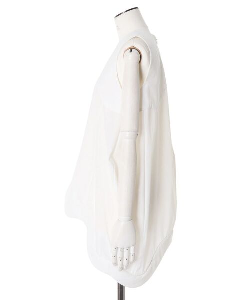 UN3D.（アンスリード）の「WAVE HEM PADDED TOP / ウェーブヘムパデッドトップ（タンクトップ・レディース・ブラック/ホワイト・38/36）」の6枚目の写真