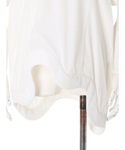 UN3D.（アンスリード）の「WAVE HEM PADDED TOP / ウェーブヘムパデッドトップ（タンクトップ・レディース・ブラック/ホワイト・38/36）」の10枚目の写真