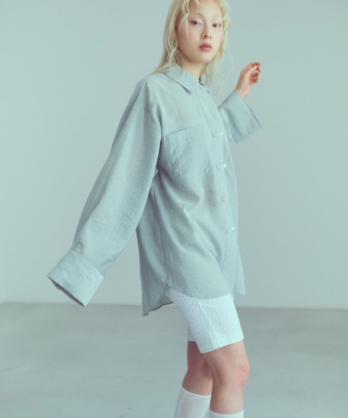 EN NEUME(エンノイム)の「China Wide Shirts(シャツ/ブラウス・レディース・グリーン/ピンク/オフホワイト・FREE)」の20枚目の写真