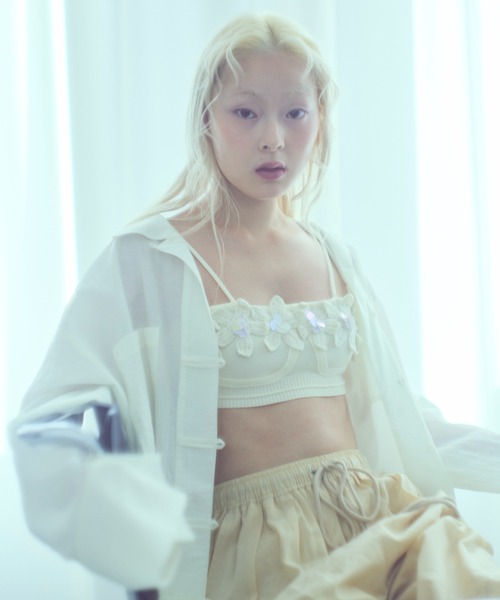 EN NEUME(エンノイム)の「China Wide Shirts(シャツ/ブラウス・レディース・グリーン/ピンク/オフホワイト・FREE)」の5枚目の写真