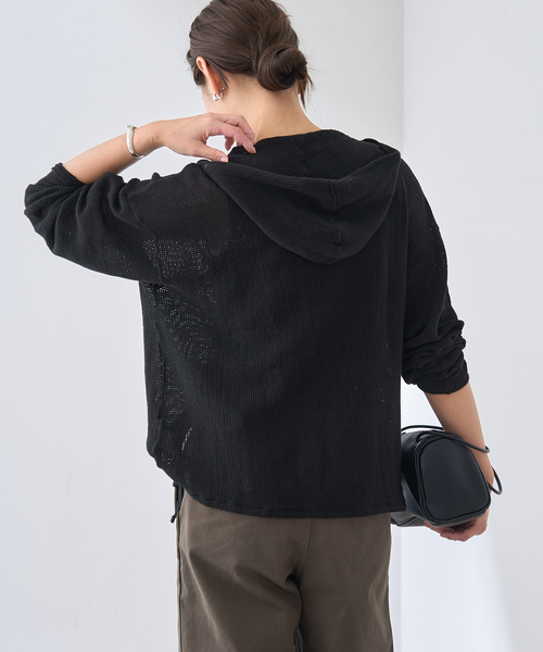 メッシュフードプルオーバー　新品 メッシュフードプルオーバー（Tシャツ/カットソー）｜FRAMeWORK