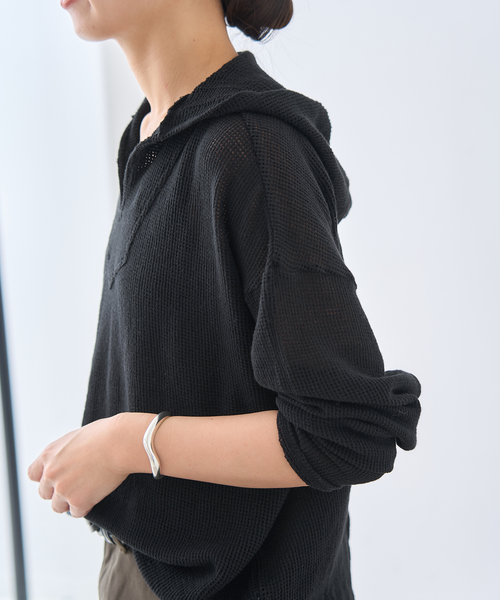 メッシュフードプルオーバー　新品 メッシュフードプルオーバー（Tシャツ/カットソー）｜FRAMeWORK