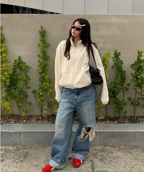 COVERNAT(カバーナット)の「ウォームオンフリースジャケットアイボリー(その他アウター・レディース・その他・SMALL/MEDIUM/LARGE/X-LARGE/XX-LARGE/X-SMALL)」の13枚目の写真