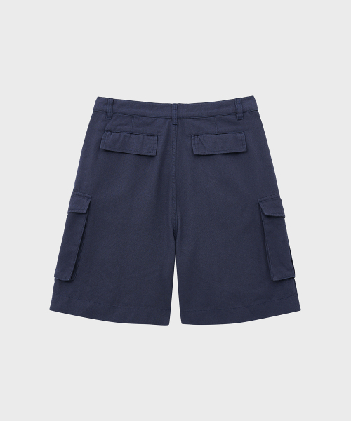 NOIRER(ノイア)の「ブラシドビッグポケットハーフパンツ(ネイビー)(その他パンツ・メンズ・その他・48/52/50)」の3枚目の写真