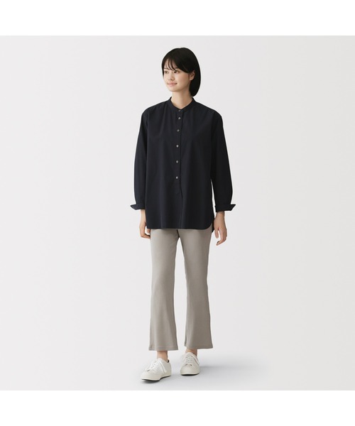 無印良品(ムジルシリョウヒン)の「婦人 なめらかリブストレートレギンス(十分丈)(レギンス/スパッツ・レディース・ブラック/アイボリー/ライトグレー・XL/L/M/S)」の16枚目の写真