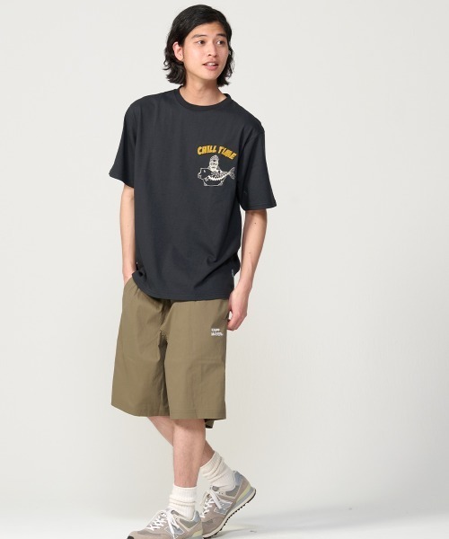 KRIFF MAYER(クリフメイヤー)の「【接触冷感・汗染み防止・防汚・吸水速乾】ウェットプロテクト刺繍Tシャツ(釣り)(Tシャツ/カットソー・メンズ・ブルー/セージグリーン/グレー/オフホワイト/ブラウン/ブラック・X-LARGE/LARGE/MEDIUM)」の9枚目の写真
