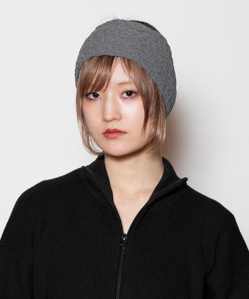 CA4LA(カシラ)の「MIXTURE BAND REPLC(ヘアバンド・メンズ・ネイビー/ピンク/グレー/ブラック・ONESIZE)」の1枚目の写真