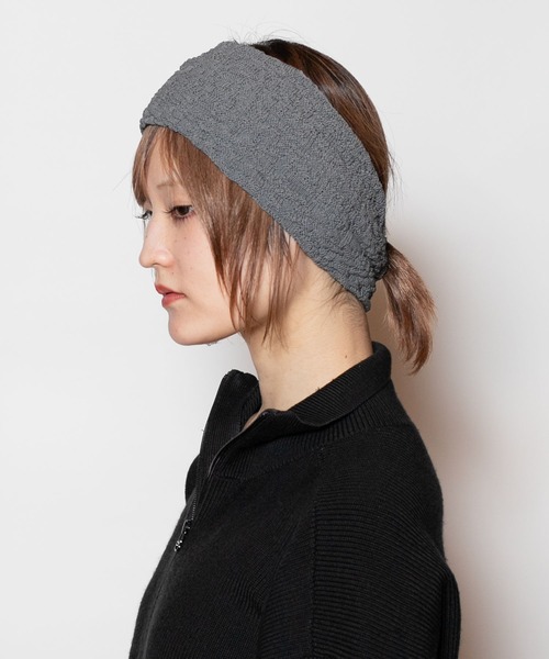 CA4LA(カシラ)の「MIXTURE BAND REPLC(ヘアバンド・メンズ・ネイビー/ピンク/グレー/ブラック・ONESIZE)」の7枚目の写真