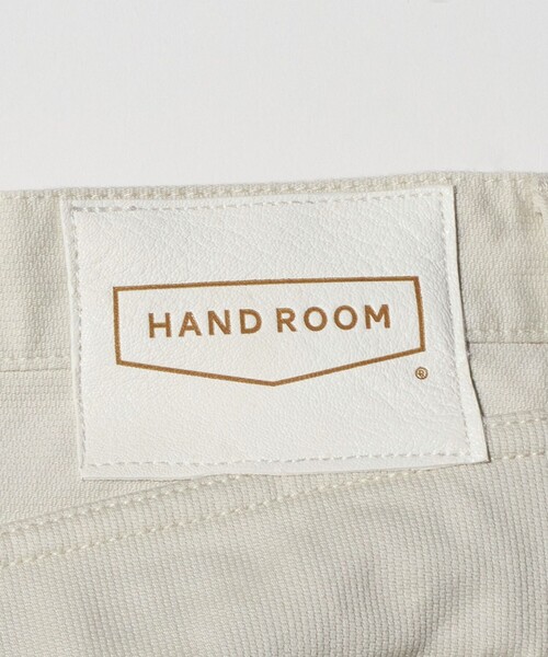 HAND ROOM(ハンドルーム)の「【別注】<HAND ROOM>ピケ 5ポケット ワイド パンツ(その他パンツ・メンズ・オフホワイト・S/M/L)」の4枚目の写真