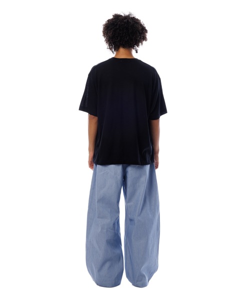 Sandinista(サンディニスタ)の「Premium Summer Wool T-Shirt / 上質サマーウールTシャツ(Tシャツ/カットソー・メンズ・ネイビー/イエロー/ブラック・SMALL/MEDIUM/LARGE)」の15枚目の写真
