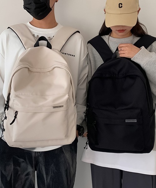 NEW GENTLEMAN(ニュージェントルマン)の「ハッピー シンプル バックパック(バックパック/リュック・メンズ・ホワイト/ブラック・FREE)」の4枚目の写真
