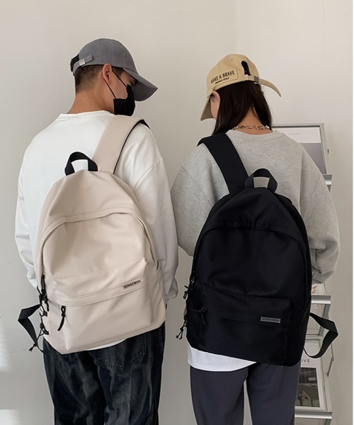 NEW GENTLEMAN(ニュージェントルマン)の「ハッピー シンプル バックパック(バックパック/リュック・メンズ・ホワイト/ブラック・FREE)」の5枚目の写真