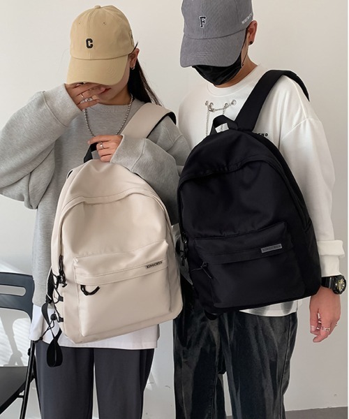 NEW GENTLEMAN(ニュージェントルマン)の「ハッピー シンプル バックパック(バックパック/リュック・メンズ・ホワイト/ブラック・FREE)」の6枚目の写真