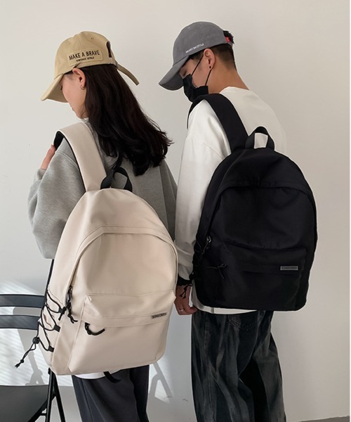 NEW GENTLEMAN(ニュージェントルマン)の「ハッピー シンプル バックパック(バックパック/リュック・メンズ・ホワイト/ブラック・FREE)」の7枚目の写真