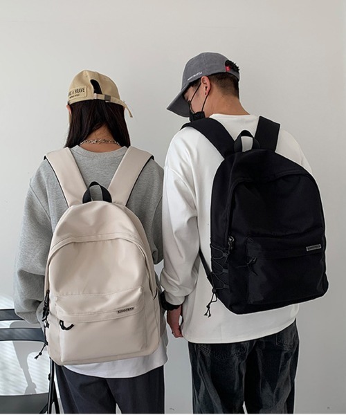 NEW GENTLEMAN(ニュージェントルマン)の「ハッピー シンプル バックパック(バックパック/リュック・メンズ・ホワイト/ブラック・FREE)」の8枚目の写真