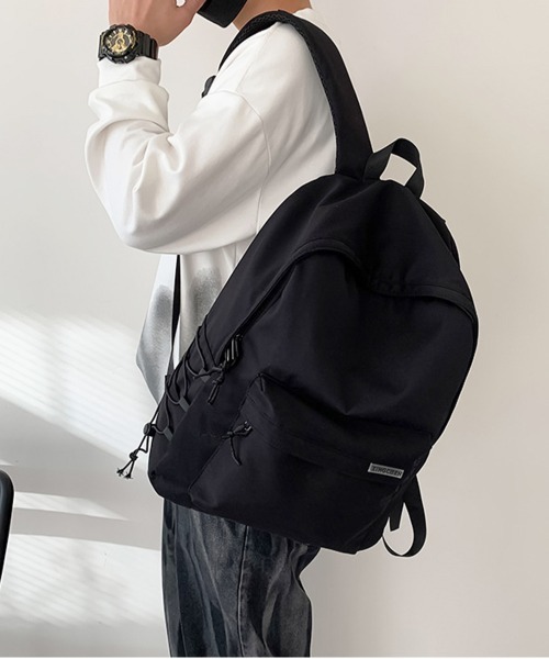 NEW GENTLEMAN(ニュージェントルマン)の「ハッピー シンプル バックパック(バックパック/リュック・メンズ・ホワイト/ブラック・FREE)」の9枚目の写真