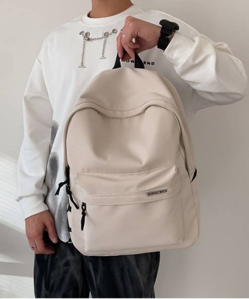 NEW GENTLEMAN(ニュージェントルマン)の「ハッピー シンプル バックパック(バックパック/リュック・メンズ・ホワイト/ブラック・FREE)」の12枚目の写真