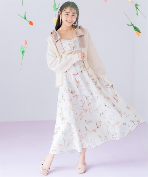 WILLSELECTION(ウィルセレクション)の「スクエアトゥメリージェーンストラップ付きパンプス(パンプス・レディース・ピンク/ブラック・MEDIUM/LARGE)」の10枚目の写真