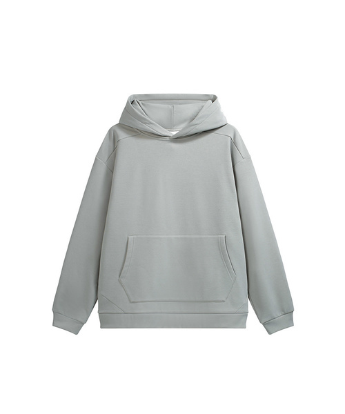 BUTTON SEOUL（ボタンソウル）の「4-Wayストレッチエアフレックススウェットフード（5カラー）（Tシャツ/カットソー・メンズ・グレー/ブラック/アイボリー/ネイビー/ベージュ系その他・MEDIUM/LARGE/X-LARGE）」の3枚目の写真