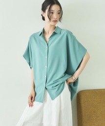 Doux archives（ドゥアルシーヴ）の「とろみジョーゼットドルマンシャツ（シャツ/ブラウス・レディース）」
