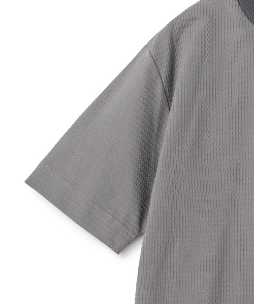 UNION STATION（ユニオンステーション）の「マルチファンクションT〈ストレッチ・速乾・イージーケア・UVカット・防菌・防臭・ハンドウォッシャブル〉（Tシャツ/カットソー・メンズ・ベージュ/ブラック/ホワイト/チャコールグレー・M/LL/L）」の10枚目の写真