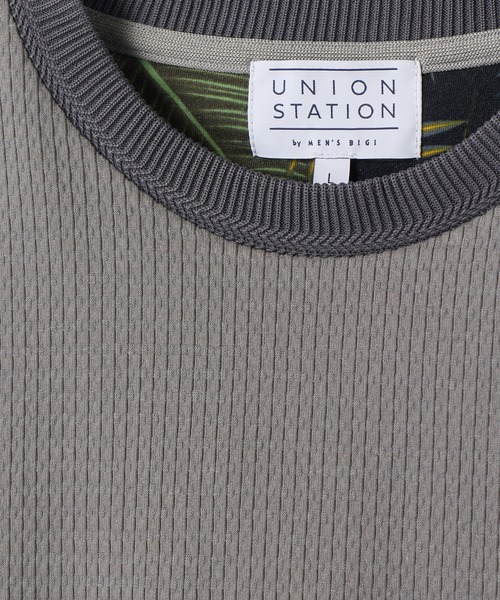 UNION STATION（ユニオンステーション）の「マルチファンクションT〈ストレッチ・速乾・イージーケア・UVカット・防菌・防臭・ハンドウォッシャブル〉（Tシャツ/カットソー・メンズ・ベージュ/ブラック/ホワイト/チャコールグレー・M/LL/L）」の7枚目の写真
