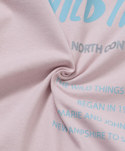 FREAK'S STORE(フリークスストア)の「限定展開 WILD THINGS×FREAK'S STORE/ワイルドシングス 別注 ビッグシルエット ロゴバックプリント クルーネック Tシャツ(Tシャツ/カットソー・メンズ・杢グレー/ホワイト/ブラック/ピンク/グレイッシュベージュ・SMALL/MEDIUM/LARGE)」の16枚目の写真