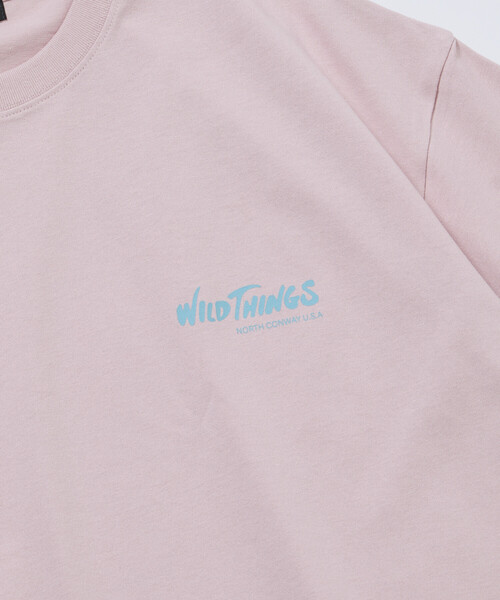 FREAK'S STORE(フリークスストア)の「限定展開 WILD THINGS×FREAK'S STORE/ワイルドシングス 別注 ビッグシルエット ロゴバックプリント クルーネック Tシャツ(Tシャツ/カットソー・メンズ・杢グレー/ホワイト/ブラック/ピンク/グレイッシュベージュ・SMALL/MEDIUM/LARGE)」の19枚目の写真