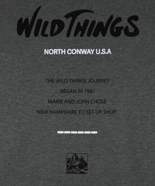 FREAK'S STORE(フリークスストア)の「限定展開 WILD THINGS×FREAK'S STORE/ワイルドシングス 別注 ビッグシルエット ロゴバックプリント クルーネック Tシャツ(Tシャツ/カットソー・メンズ・杢グレー/ホワイト/ブラック/ピンク/グレイッシュベージュ・SMALL/MEDIUM/LARGE)」の20枚目の写真