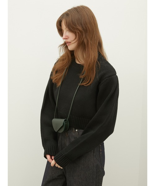 LA PEAU DE GEM（ラポドゥジェム）の「【LA PEAU DE GEM】M.O.M knit/メモリーオブマザーニット（ニット/セーター・レディース・アイボリー/ブラック・FREE）」の18枚目の写真