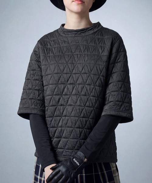 antiqua(アンティカ)の「【STCH】キルティング トップス(その他トップス・レディース・グレー/ホワイト/ブラック・ONESIZE)」の1枚目の写真