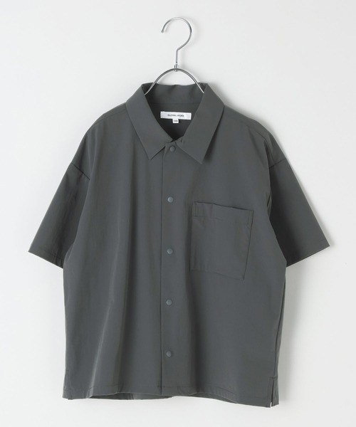 GLOBAL WORK（グローバルワーク）の「エアカルシャツ/618962（シャツ/ブラウス・キッズ・チャコールグレー/ブラック/ミント・150cm/140cm/130cm/160cm）」の8枚目の写真