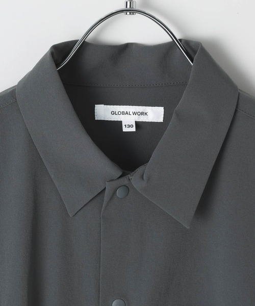 GLOBAL WORK（グローバルワーク）の「エアカルシャツ/618962（シャツ/ブラウス・キッズ・チャコールグレー/ブラック/ミント・150cm/140cm/130cm/160cm）」の9枚目の写真