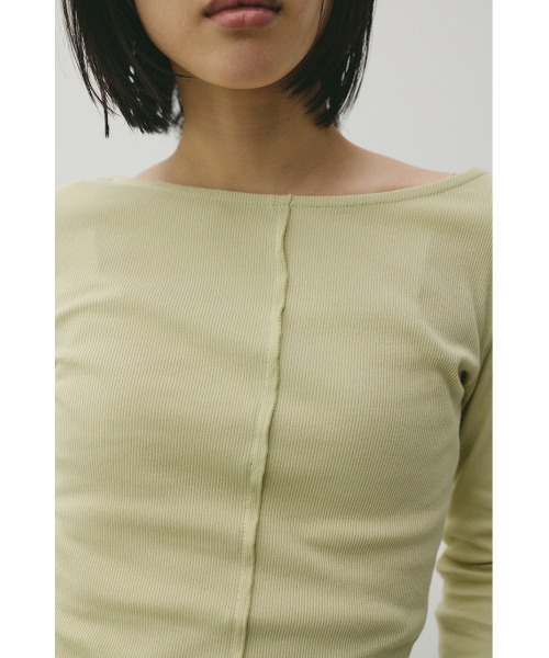 STYLEMIXER（スタイルミキサー）の「2WAYオープンカットトップ（Tシャツ/カットソー・レディース・ミント/ホワイト/ブラック・FREE）」の5枚目の写真