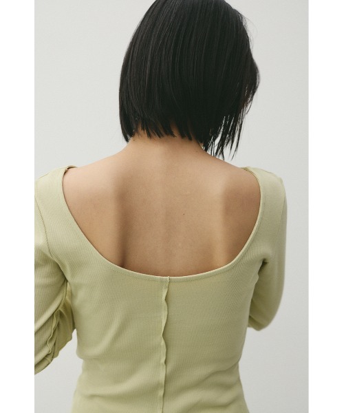 STYLEMIXER（スタイルミキサー）の「2WAYオープンカットトップ（Tシャツ/カットソー・レディース・ミント/ホワイト/ブラック・FREE）」の9枚目の写真