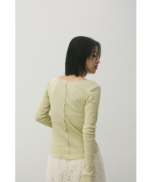 STYLEMIXER（スタイルミキサー）の「2WAYオープンカットトップ（Tシャツ/カットソー・レディース・ミント/ホワイト/ブラック・FREE）」の4枚目の写真