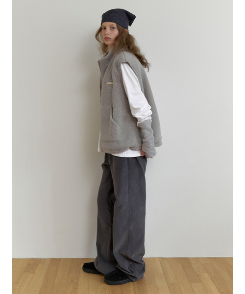 THEMITTEN(ザ・ミトン)の「Ewe fleece vest (gray)(その他アウター・レディース・その他・FREE)」の3枚目の写真
