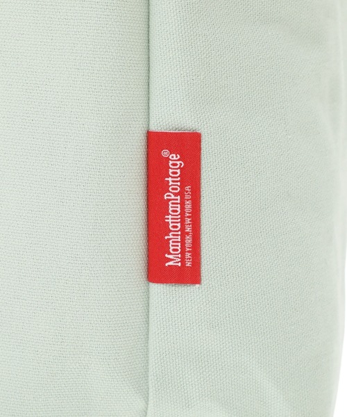 Manhattan Portage（マンハッタンポーテージ）の「BROOKHAVEN TOTE BAG CANVAS LIGHT 26（トートバッグ・レディース・グレー/グリーン・MEDIUM）」の14枚目の写真
